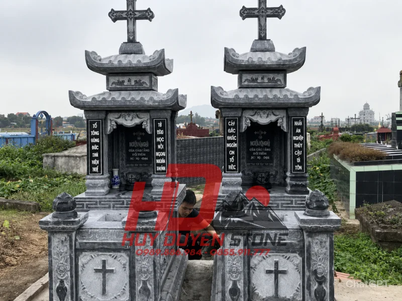 mộ đá đôi công giáo mộ đá đôi công giáo