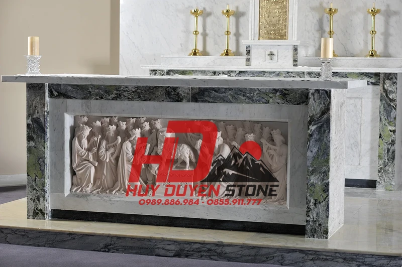 bàn thờ đá hoa cương