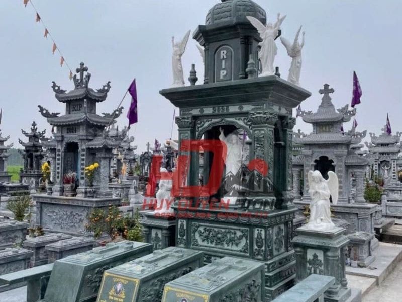 Thi Công Lăng Mộ Đá Tại Đan Phượng Đa Dạng Mẫu Mã