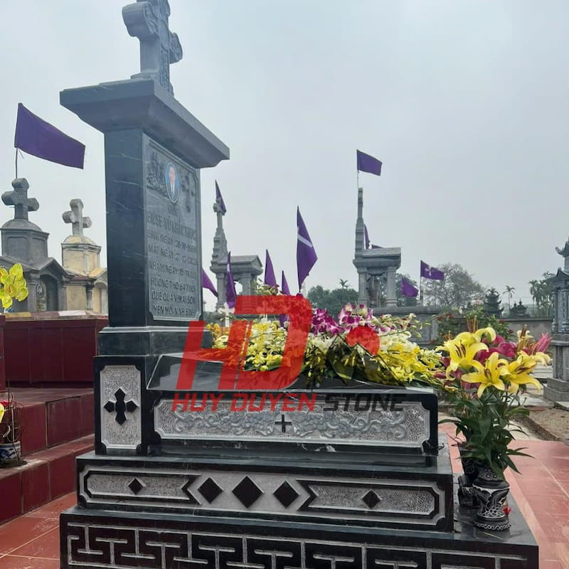 Mộ Công Giáo Đá HD0222
