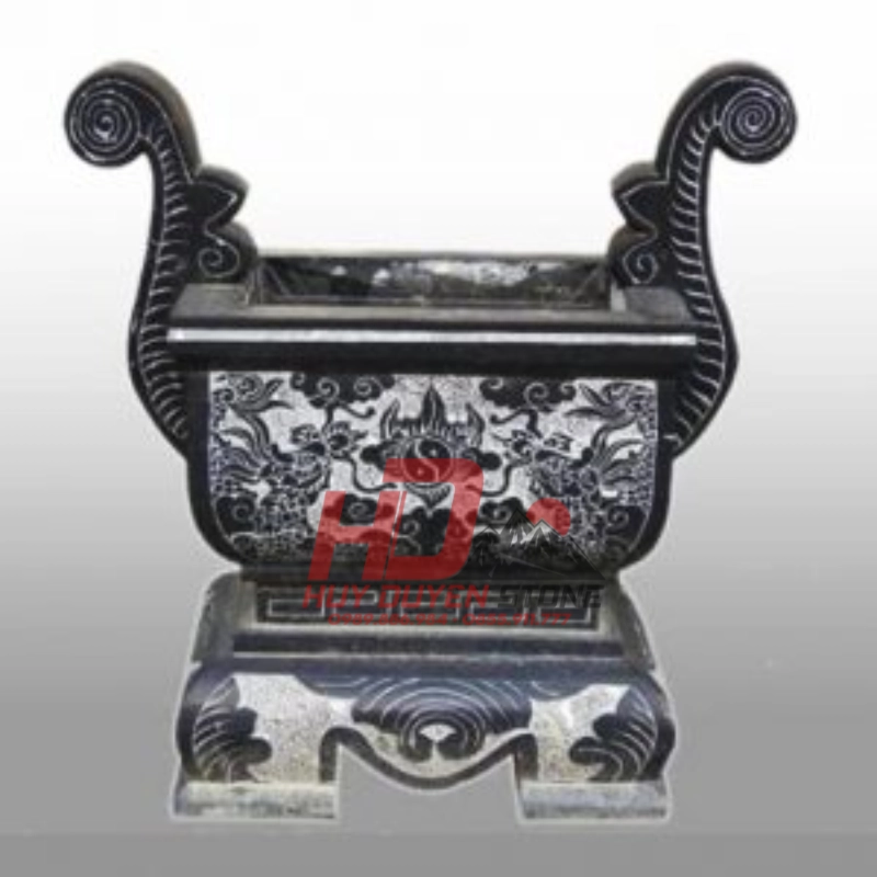 cách đặt lư hương đá đen đúng cách